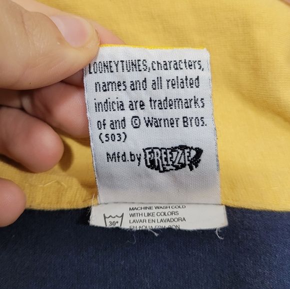 Looney Tunes Tweety Bird Lucky Chick graphic zip up turtleneck sweatshirt - Picture 8 of 8